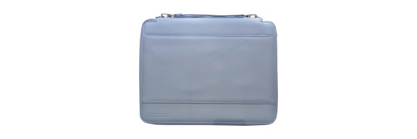 A4 Faux Leather Clipboard - Sky Blue