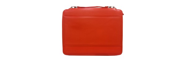 A5 Faux Leather Clipboard - Red