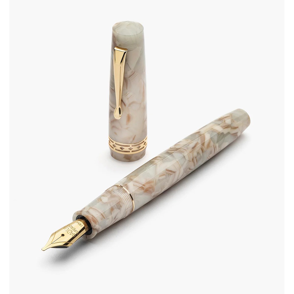 RADIUS 1934 - Settimo - Marmo Bianco GT - Fountain Pen