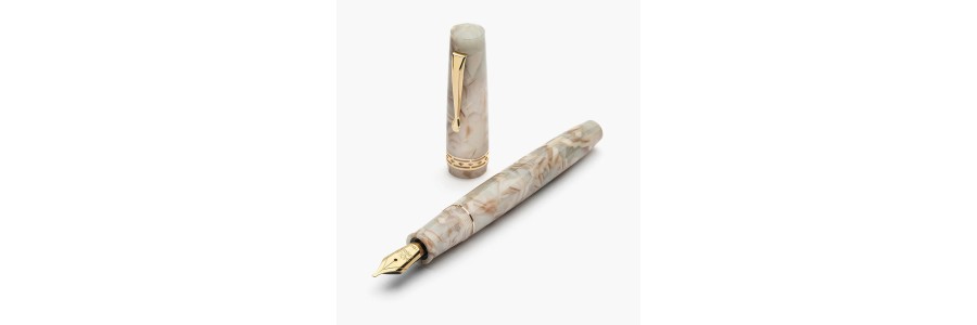RADIUS 1934 - Settimo - Marmo Bianco GT - Fountain Pen
