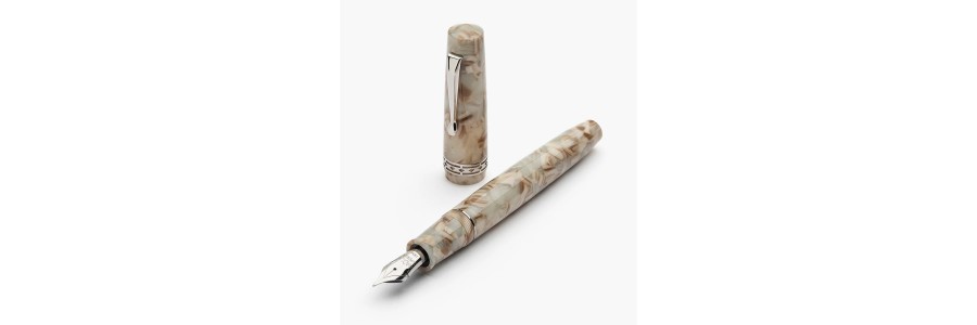 RADIUS 1934 - Settimo - Marmo Bianco ST - Stilografica