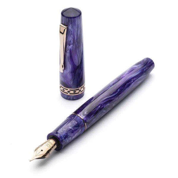 Purple swirl Rose gold