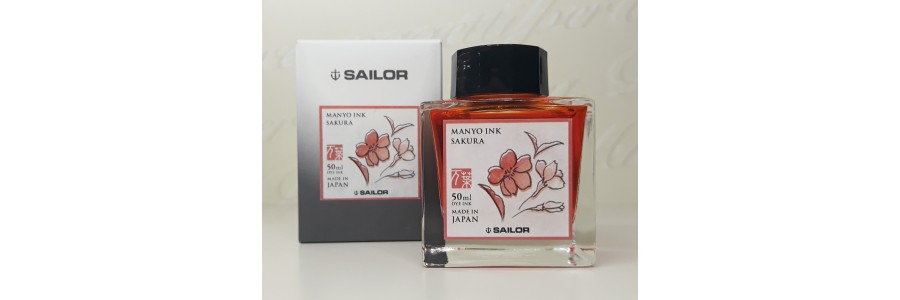 Sailor - Manyo II - Ink Bottle - Sakura