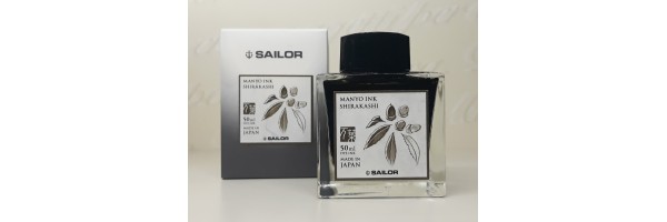 Sailor - Manyo II - Ink Bottle - Shirakashi