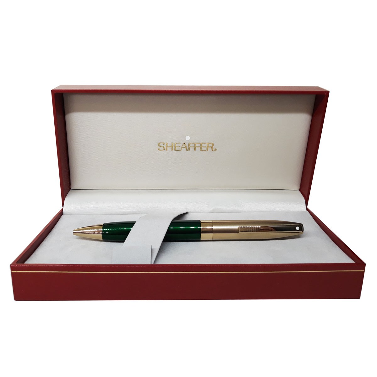 Sheaffer - Legacy - Green laquer Gold Cap - Ballpoint Pen