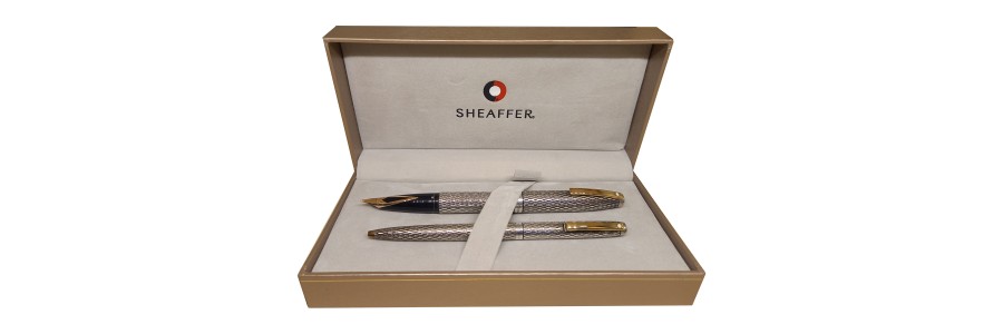 Parure Sheaffer Imperial - Sterling Silver - Fountainpen Ballpoint Pen