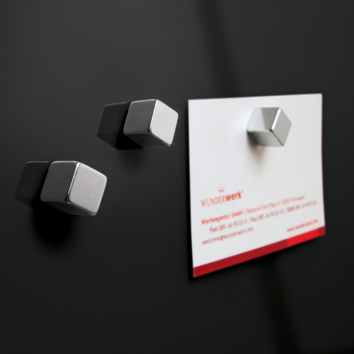 GL100 - Sigel - Magnetic Glass Board - Black - 12 x 78 x 1,5 cm