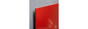 GL104 - Sigel - Magnetic Glass Board - Red - 12 x 78 x 1,5 cm