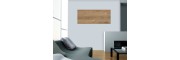 GL247 - Sigel - Magnetic Glass Boards - Natural Wood - 130 x 55 cm