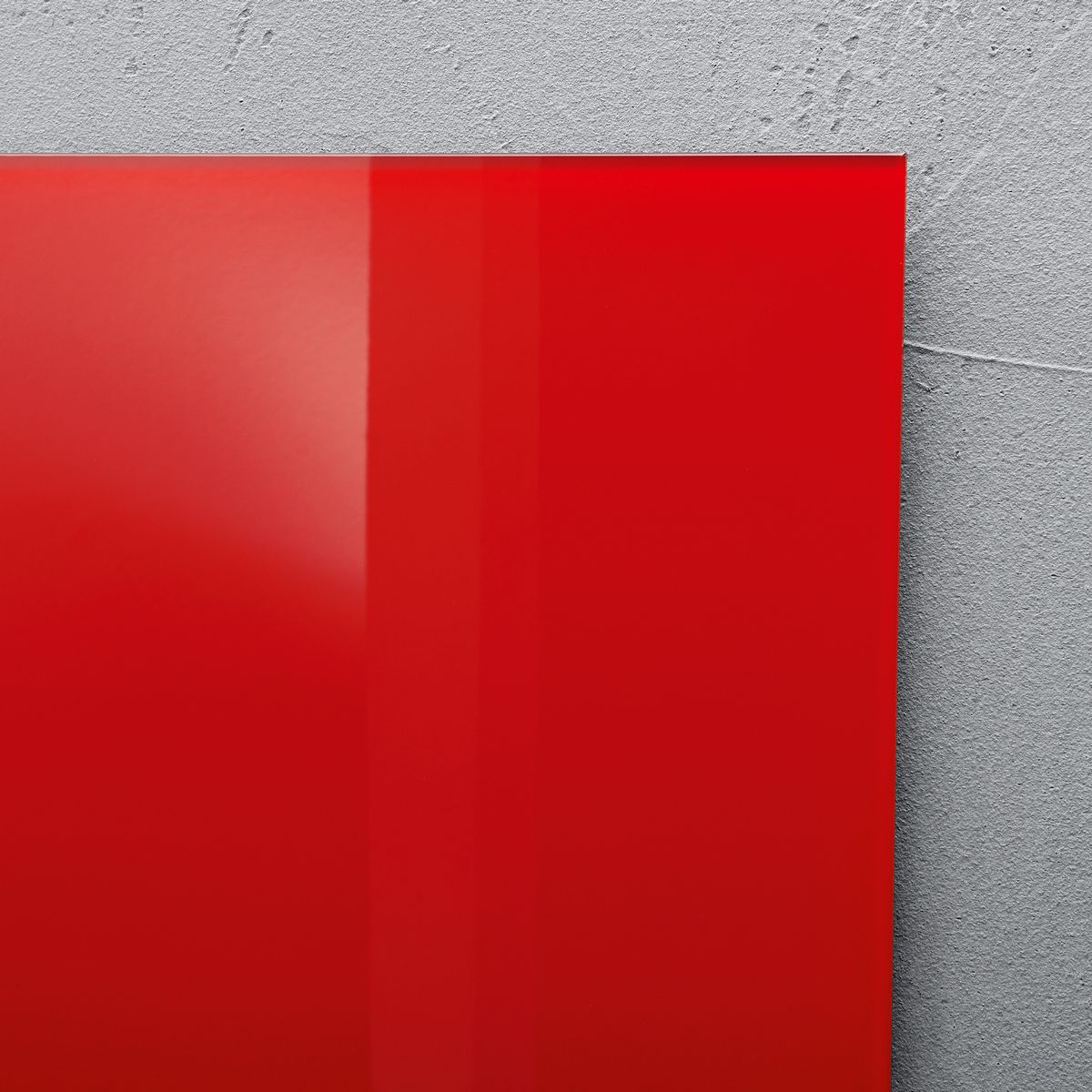 GL114 - Sigel - Lavagna Magnetica - Rossa - 48 x 48 x 1,5 cm