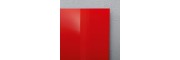 GL114 - Sigel - Magnetic Glass Board - Red - 48 x 48 x 1,5 cm