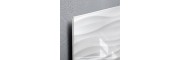 GL260 - Sigel - Magnetic Glass Board - White-Wave - 91 x 46 cm 