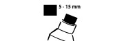 GL170 - Sigel - Chalk Marker 150, chisel tip 5-15 mm - Black