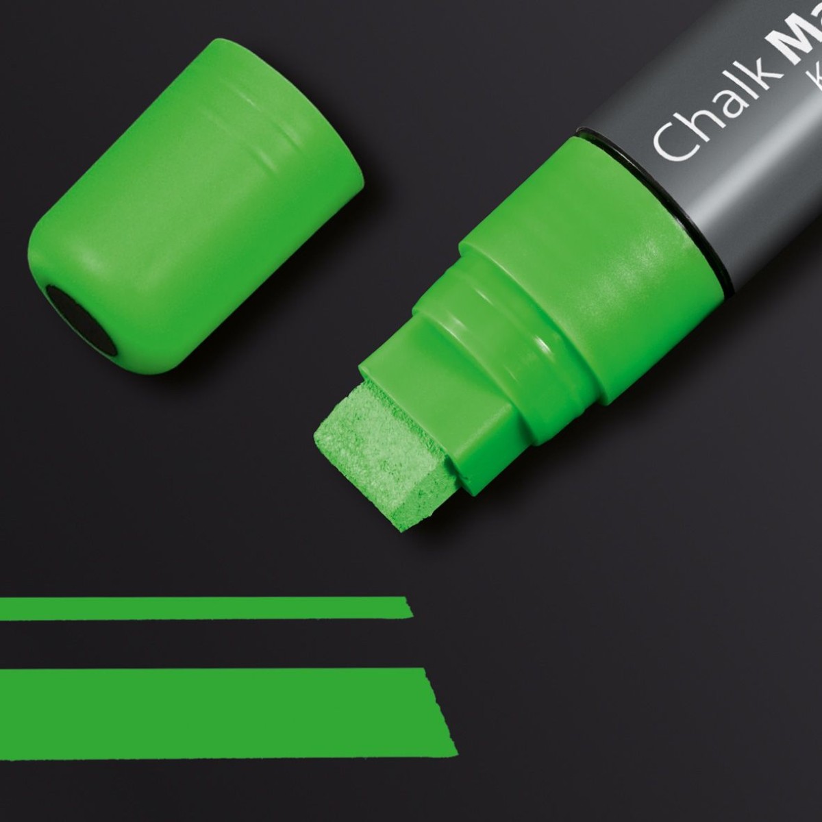GL174 - Sigel - Chalk Marker 150, chisel tip 5-15 mm - Green