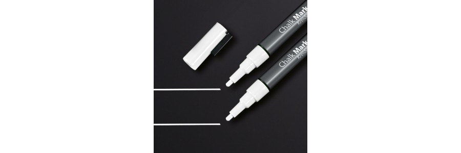 GL178 - Sigel - Chalk Marker 20, round tip 1-2 mm - White