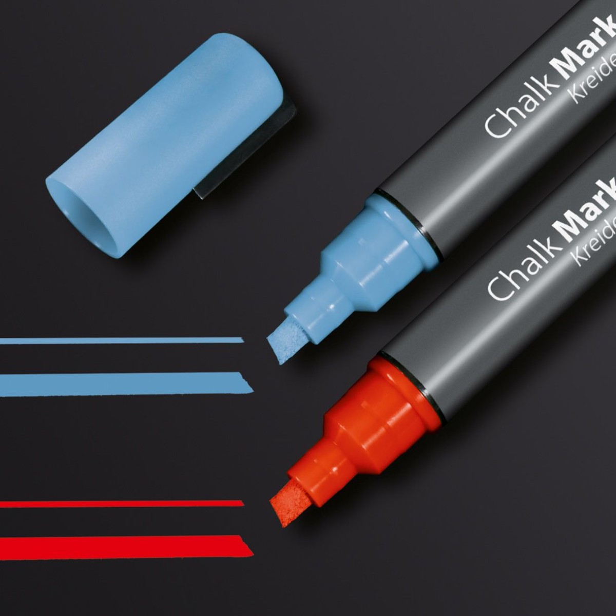 GL183 - Sigel - Chalk marker 50, chisel tip 1-5 mm - Bicolor