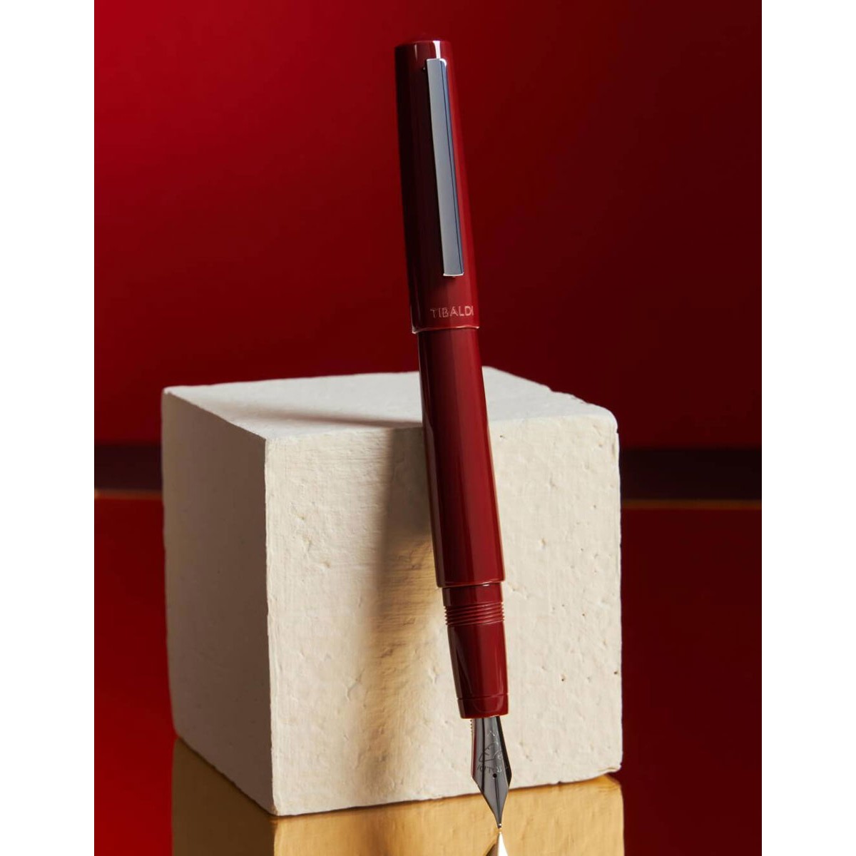 Tibaldi - Infrangibile - Fountain pen - Deep Red