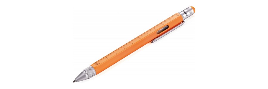 Troika - Construction Pen - Orange