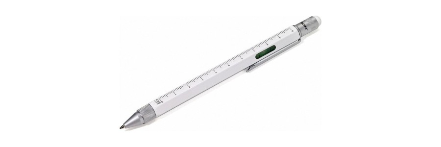 Troika - Construction Pen - White