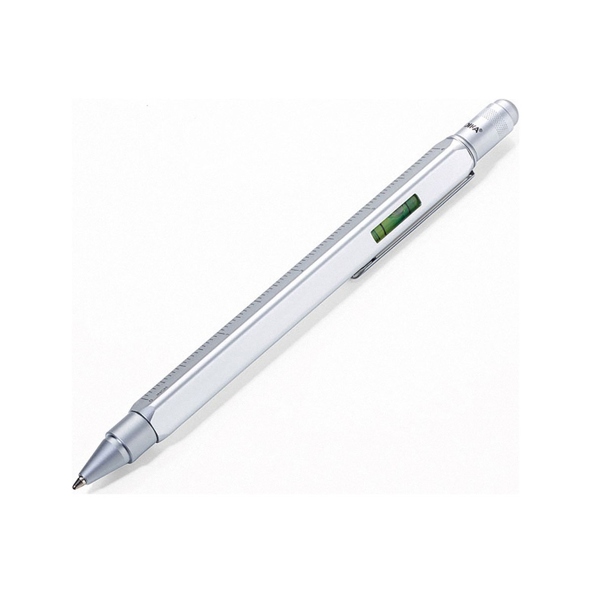 Troika - Construction Pen - Square - Silver