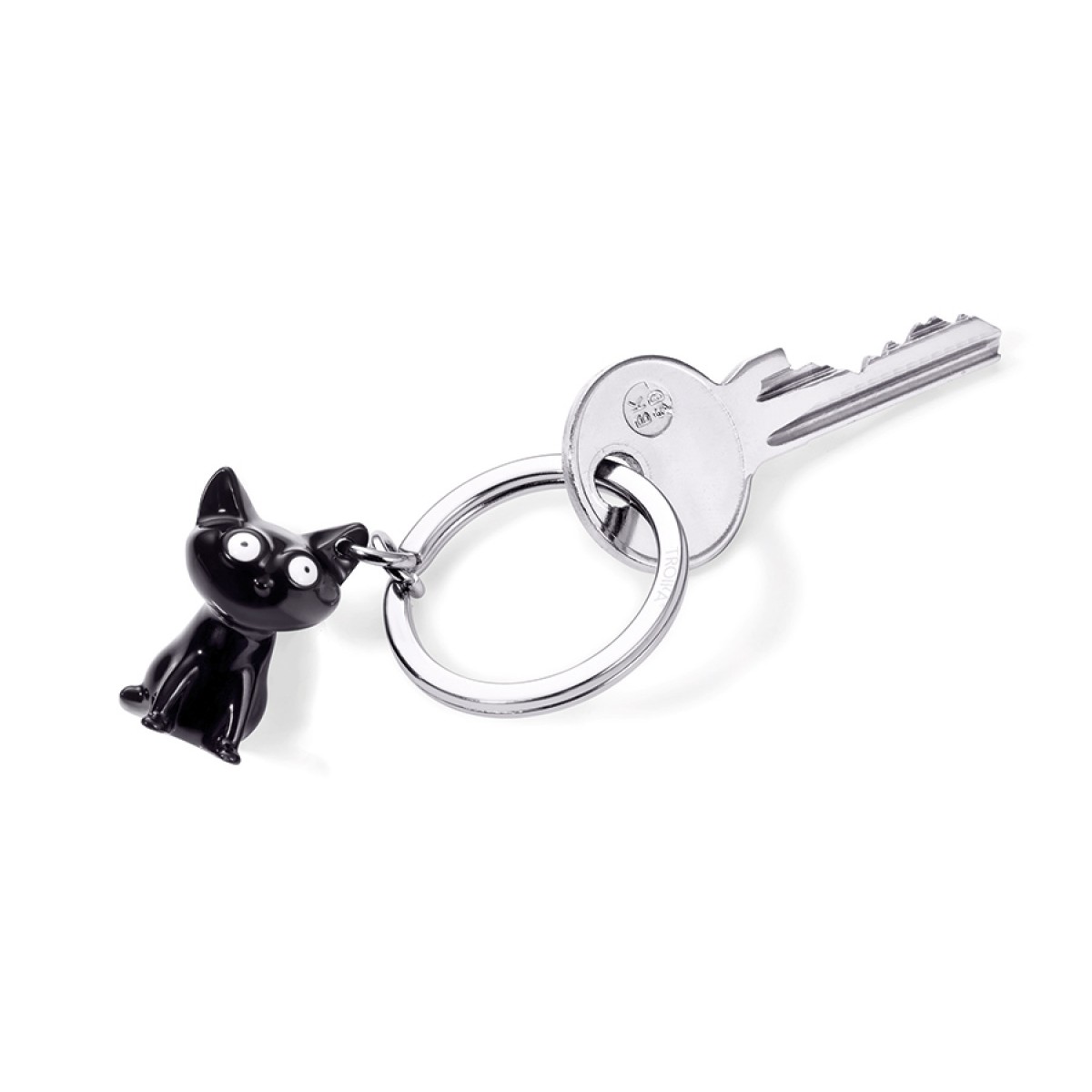 Troika - Keyring - Freude Schenken Black