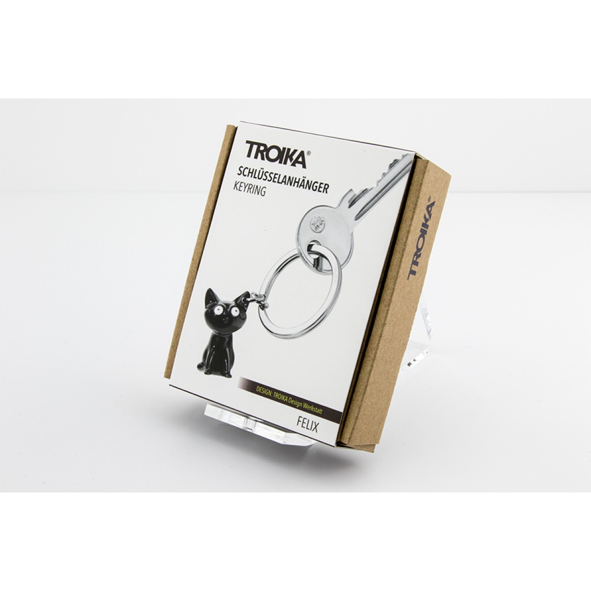 Troika - Keyring - Freude Schenken Black