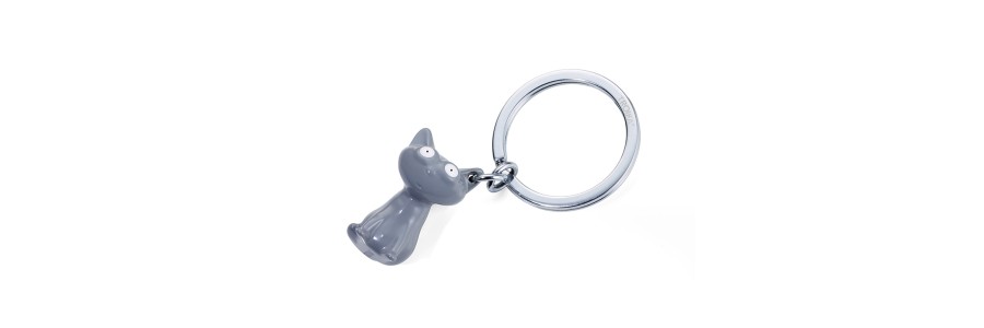 Troika - Keyring - Freude Schenken Grey