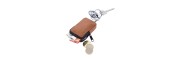 Troika - Keyring - Brown leather case