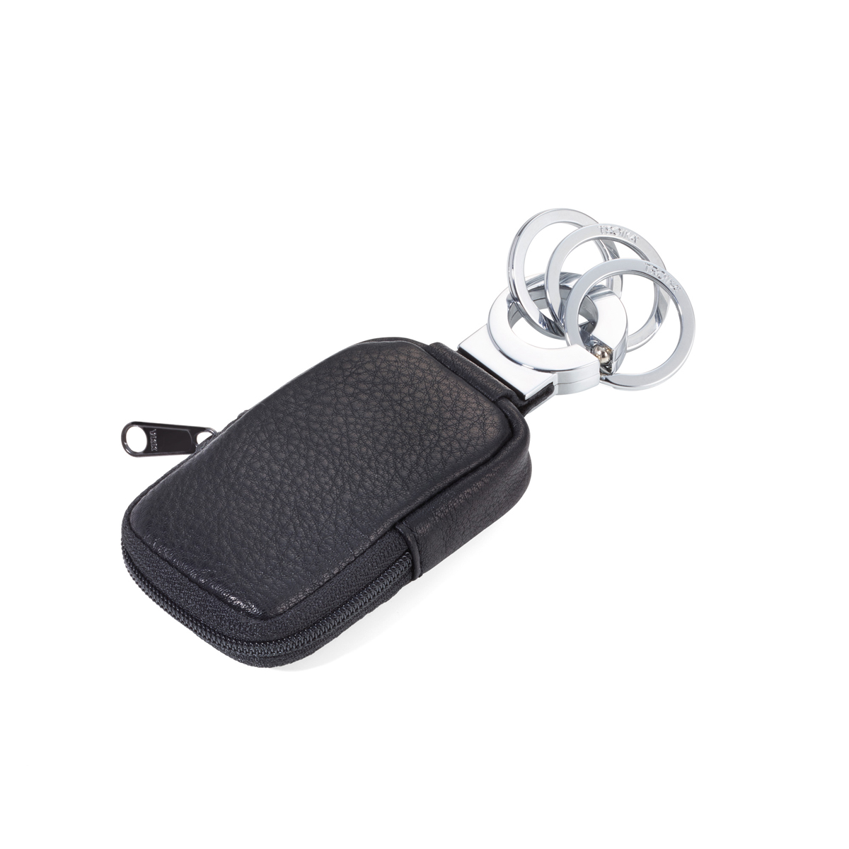 Troika - Keyring - Black leather case