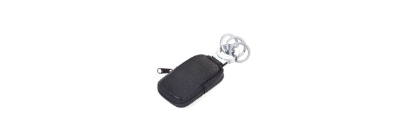 Troika - Keyring - Black leather case