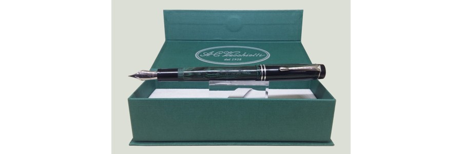 A.C. Vecchietti - Ebanite Verde Screziata SEM - Fountain Pen - Limited Edition