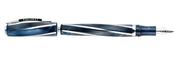 Visconti - Divina Elegance - Imperial Blue Pearlescent - Oversize Fountain Pen