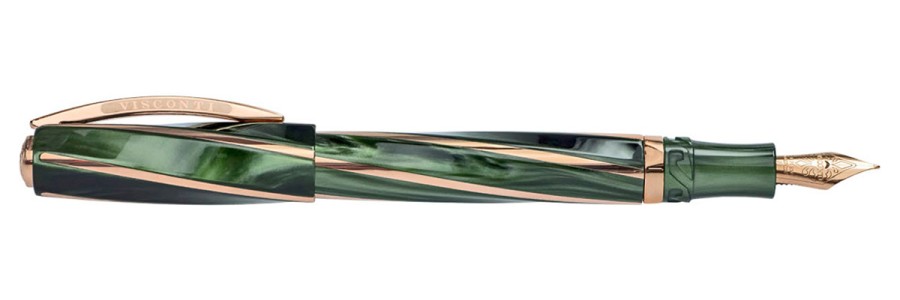 Visconti - Divina Elegance - Green Pearlescent - Oversize Fountain Pen