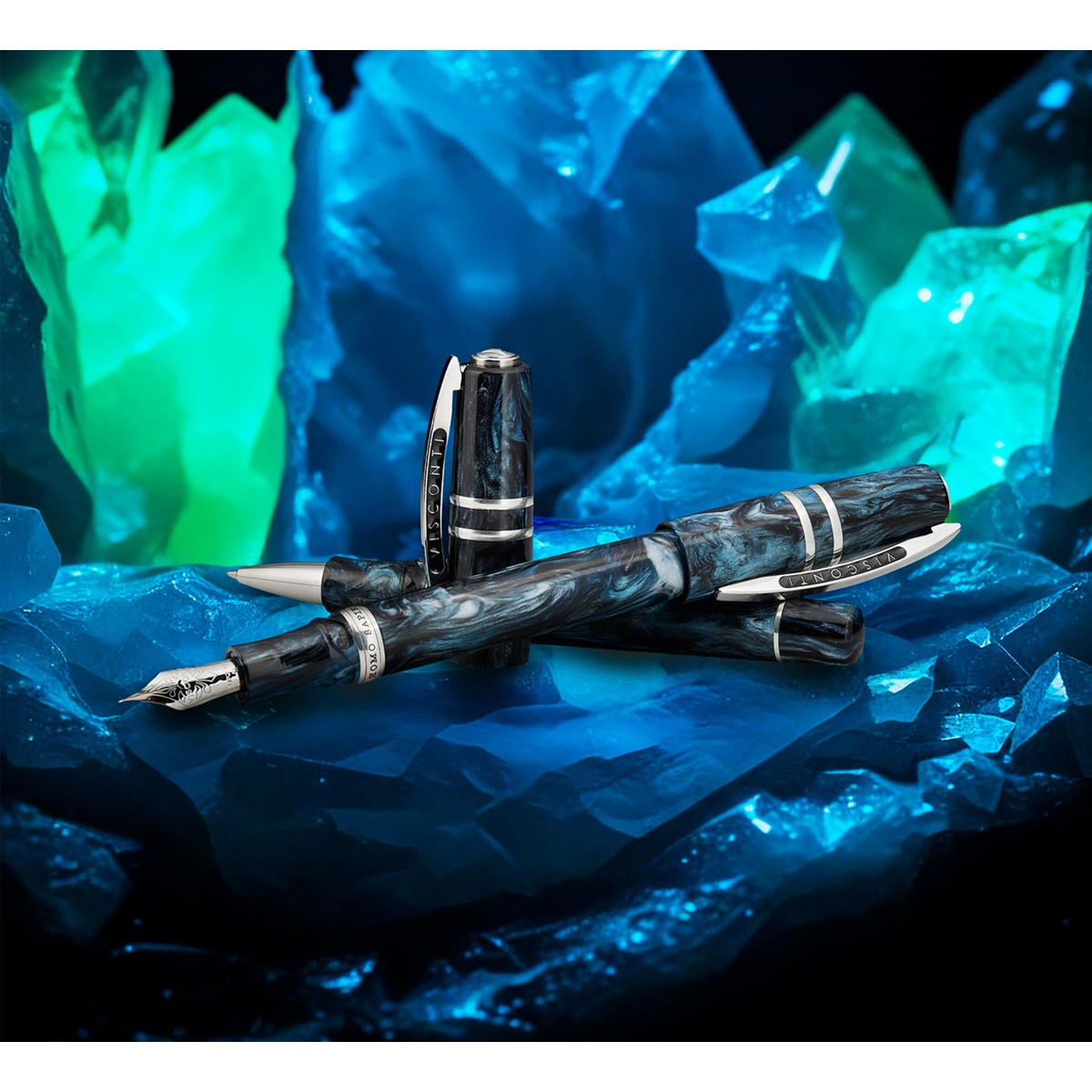 Visconti - Homo sapiens - Dark Sapphire - Stilografica - Limited Edition Visconti - Homo sapiens - Dark Sapphire - Stilografica - Limited Edition