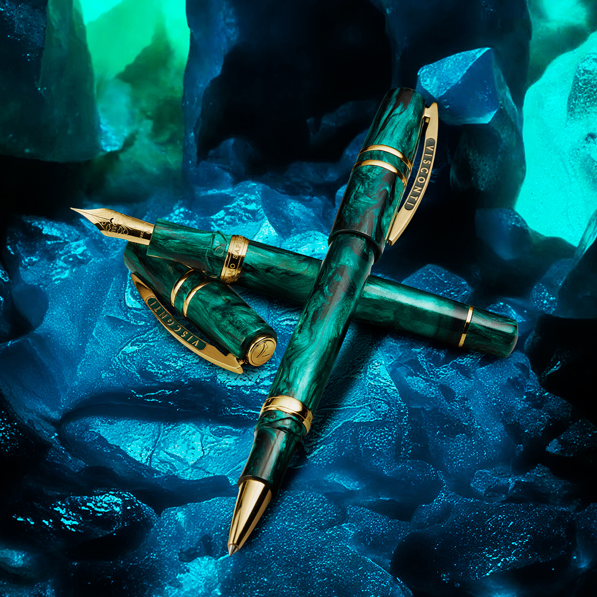 Visconti - Homo sapiens - Dark Emerald - Fountain Pen - Limited Edition Visconti - Homo sapiens - Dark Emerald - Fountain Pen - Limited Edition