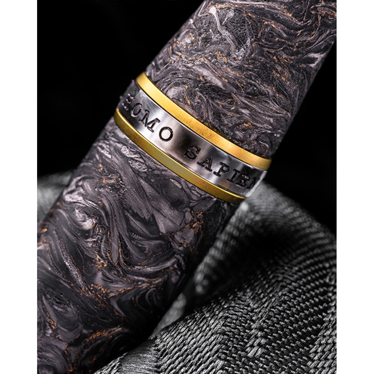 Visconti - Homo Sapiens - Carbon Moirè - Stilografica