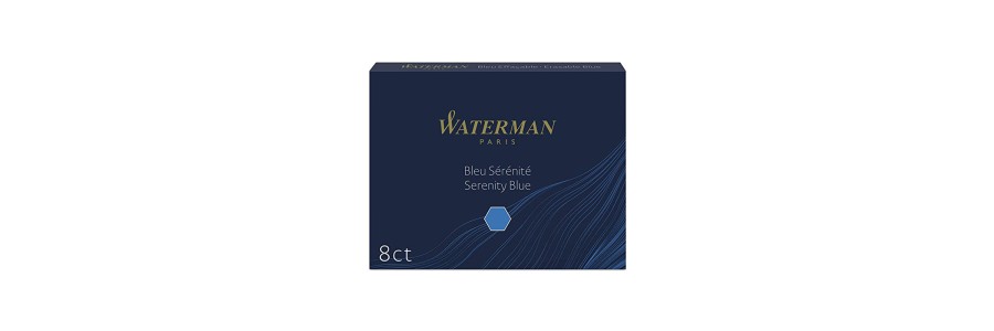 Waterman - Fountain Pen Cartridges - Serenity Blue