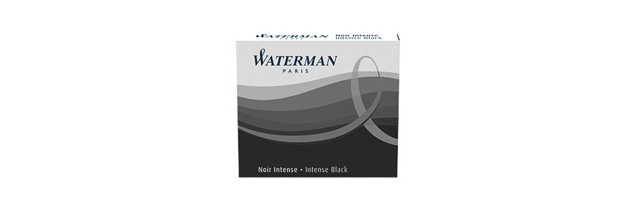 Waterman - Fountain Pen Cartridges - Intense Black