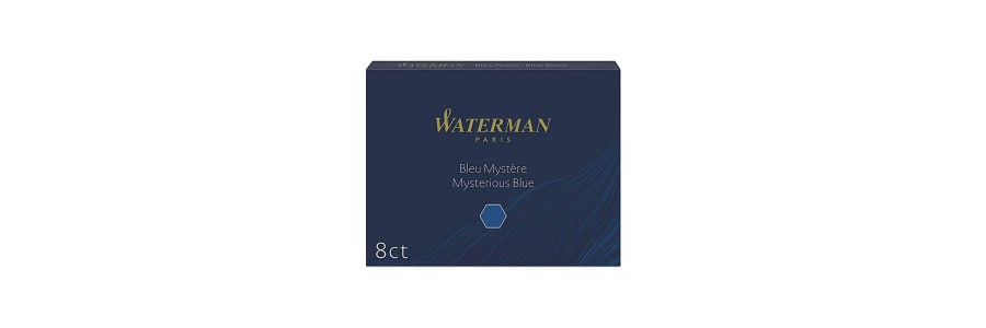 Waterman - Fountain Pen Cartridges - Mysterious Blue