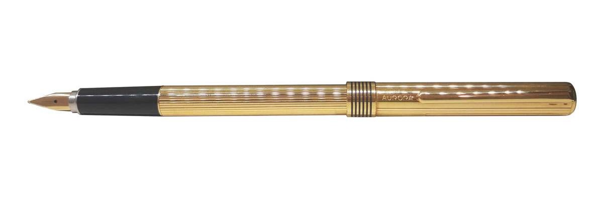 Aurora - Marco Polo - Gold Plated Lines - Fountain Pen