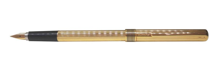 Aurora - Marco Polo - Gold Plated Lines - Fountain Pen