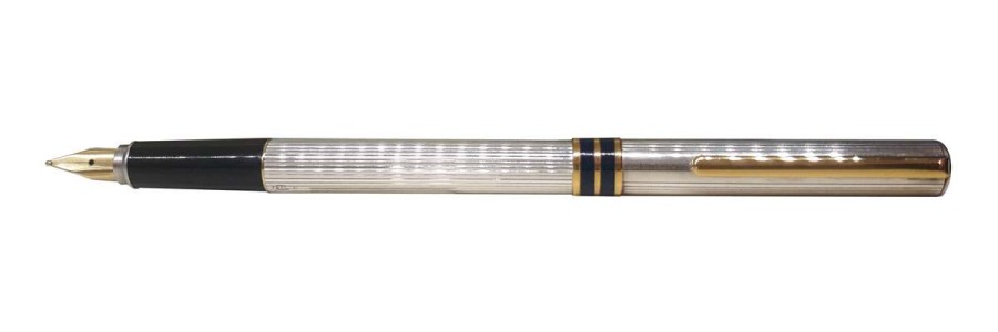 Aurora - Marco Polo - Silver Gold Fountain Pen