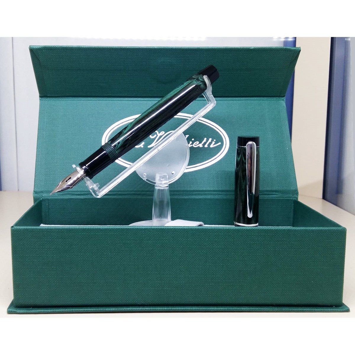 A.C. Vecchietti - Ebanite Verde Screziata SEM - Fountain Pen - Limited Edition
