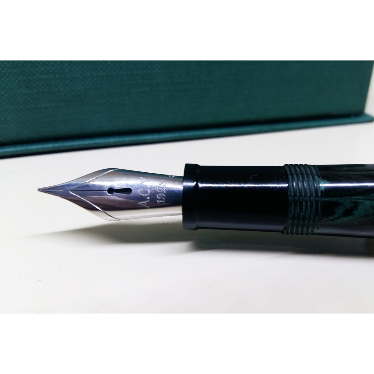 A.C. Vecchietti - Ebanite Verde Screziata SEM - Fountain Pen - Limited Edition