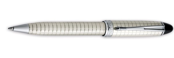 Aurora - Ipsilon Quadra - Ballpoint Silver