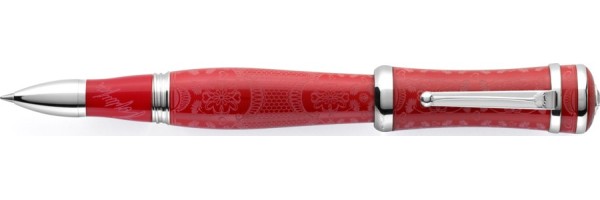 Montegrappa - Sophia Loren - Rollerball Red Silver