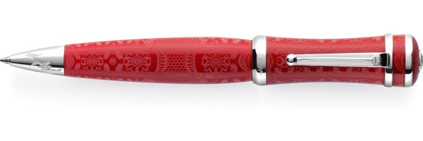 Montegrappa - Sophia Loren - Penna a sfera Rossa Argento