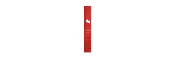 GL104 - Sigel - Lavagna Magnetica - Rossa - 12 x 78 x 1,5 cm