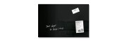 GL120 - Sigel - Magnetic Glass Board - Black - 60 x 40 x 1,5 cm