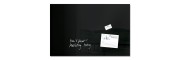 GL140 - Sigel - Magnetic Glass Board - Black - 100 x 65 cm 